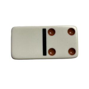 Double Nine Dominoes Replacement Tile 0 4 Color Dot Vintage 1998 mq